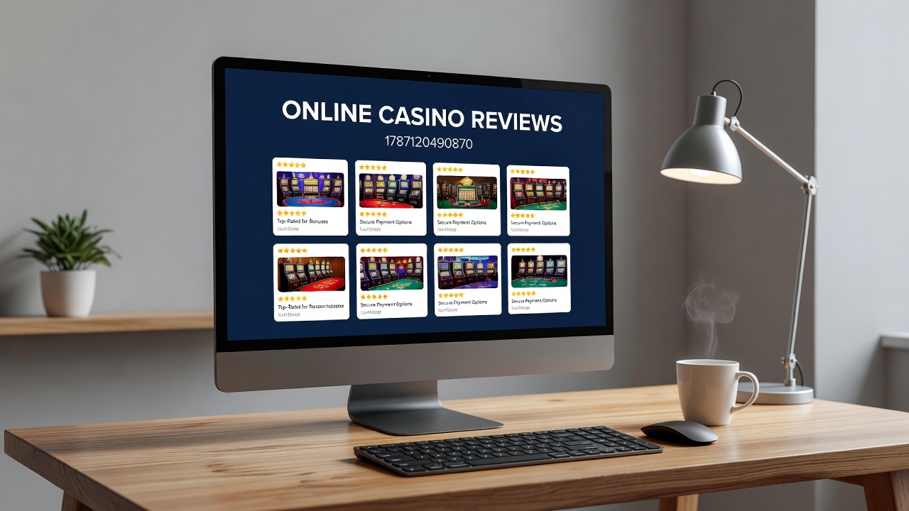Infographic showing key metrics tracked in online casino reviews including payout speed, game variety, and security ratings