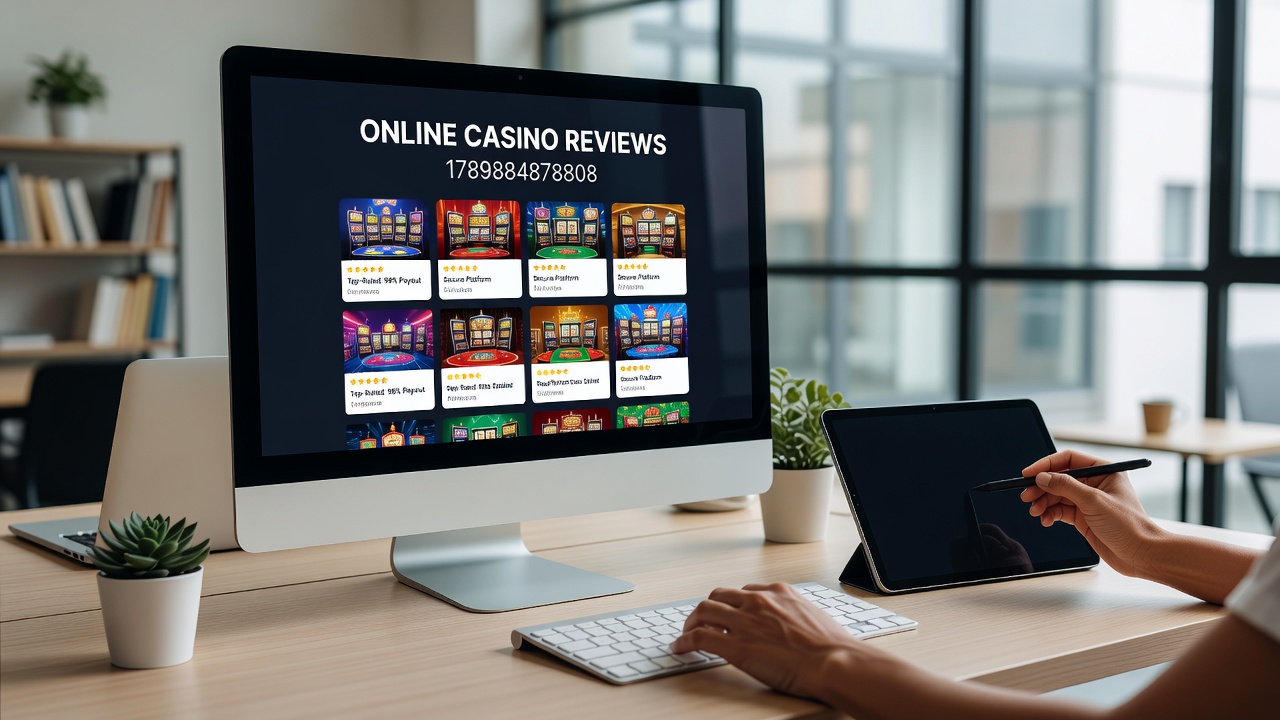 Detailed breakdown of casino review criteria including games, payments, and support sections