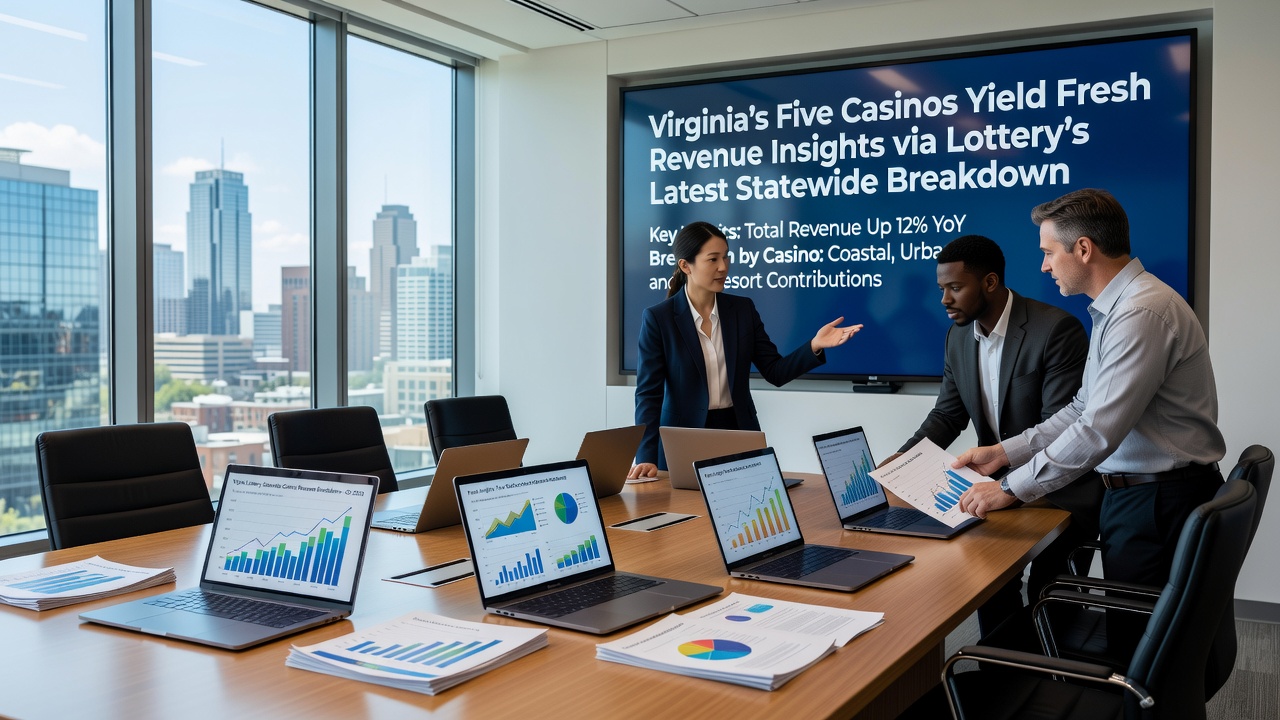 Detailed revenue comparison across Virginia casino locations